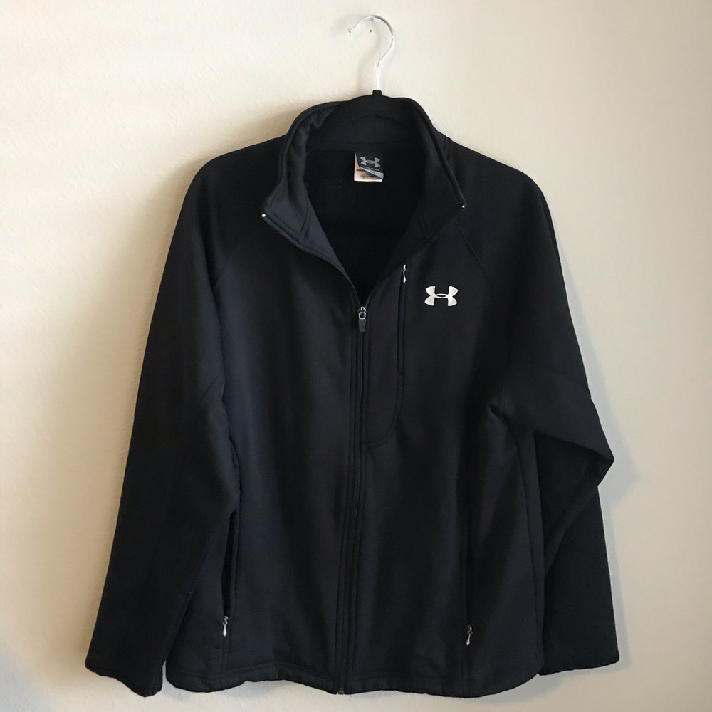 Under Armour Jacket Black Full Zip Activewear